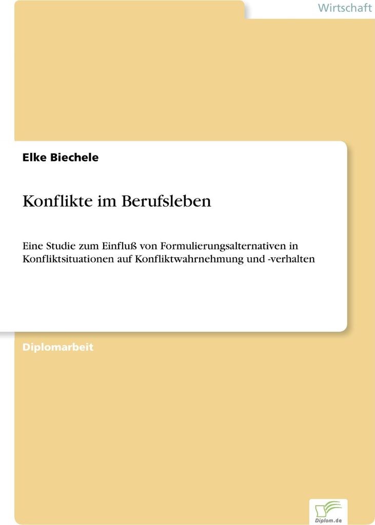 Konflikte im Berufsleben