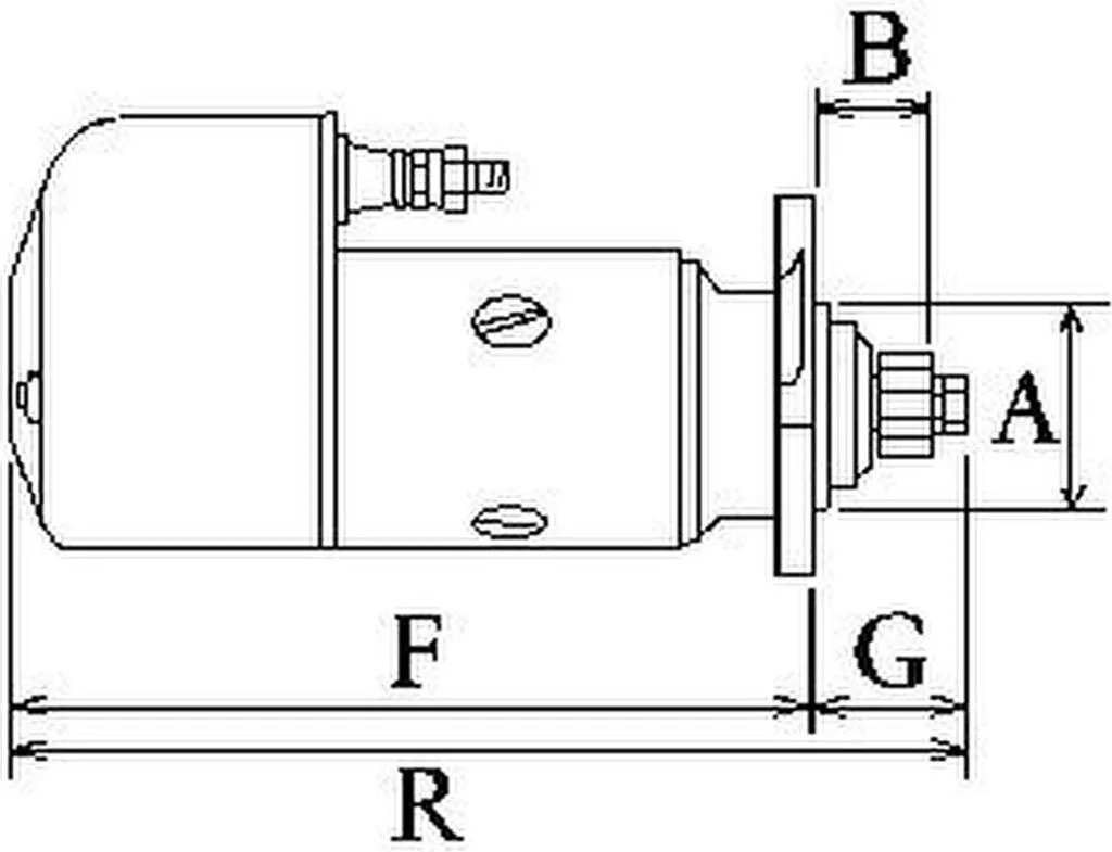 Motorino Avviamento HC-Cargo 10 Denti per Mercury Marine - Ricambio DOC - 3