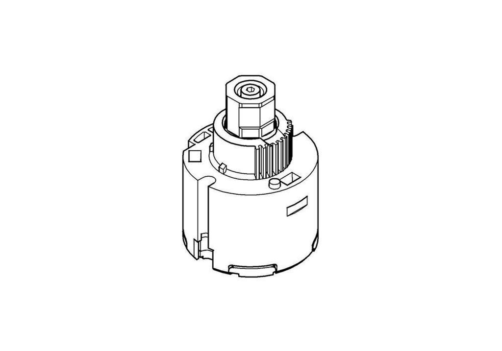 Grohe Euroeco Special Keramik-Kartusche für Sicherheitsmischbatterie - 46278000