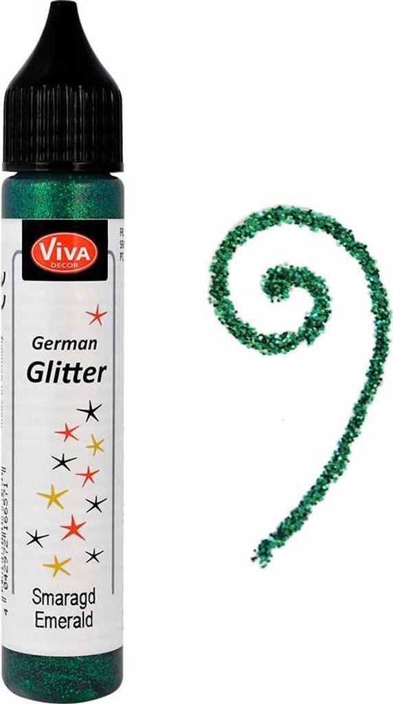 Brillantini adesivi - Viva Decor - Verde smeraldo smeraldo Immagine del prodotto 