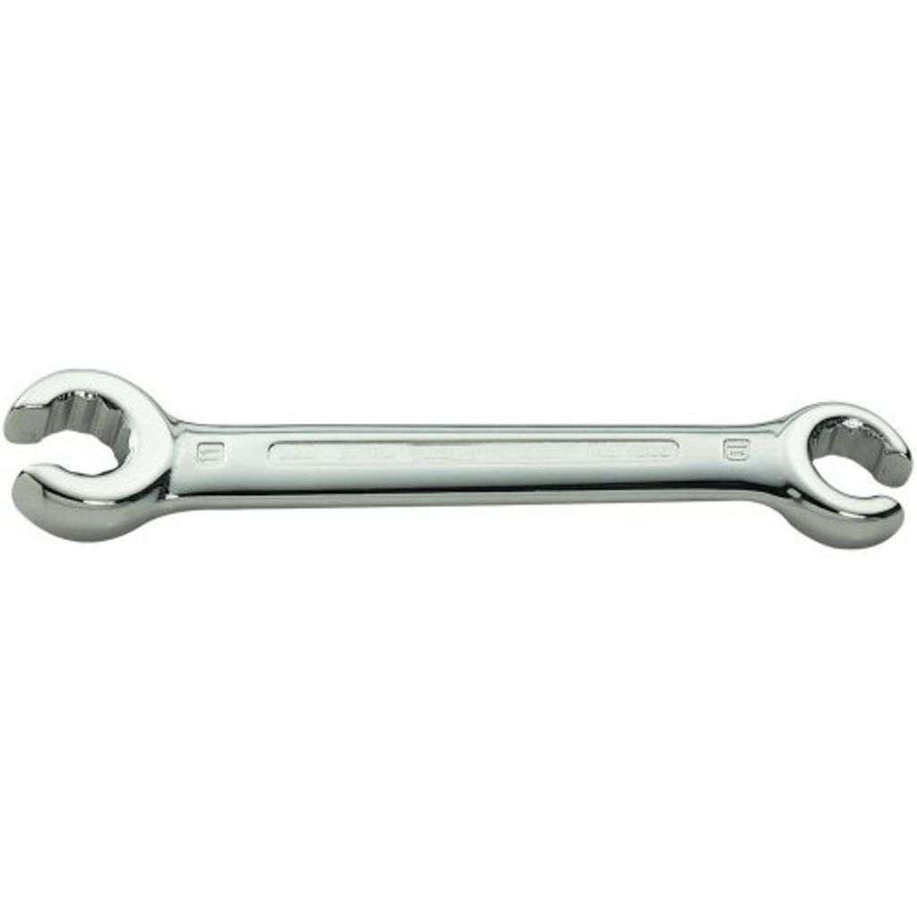 Bahco Gekröpfter, offener Ringschlüssel mit Doppelende und Chrom-Beschichtung, 12 x 13 mm, 170 mm
