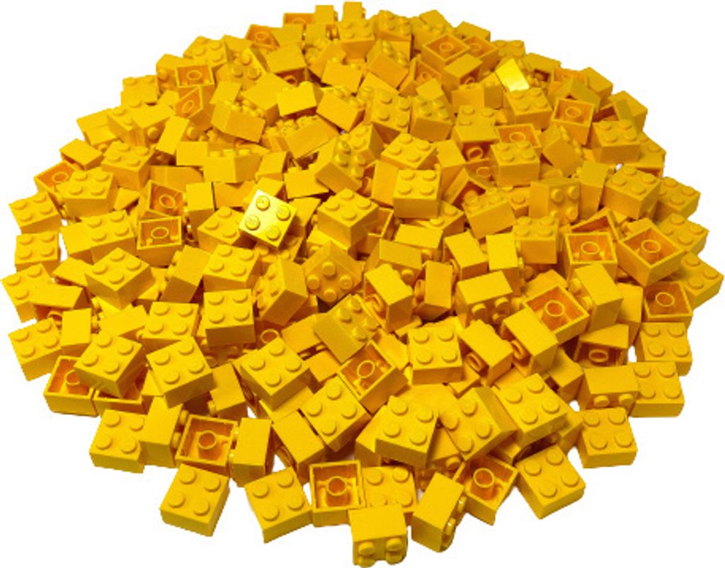 LEGO® 2x2 Steine Bausteine Gelb - 3003 NEU! Menge 100x Produktbild 