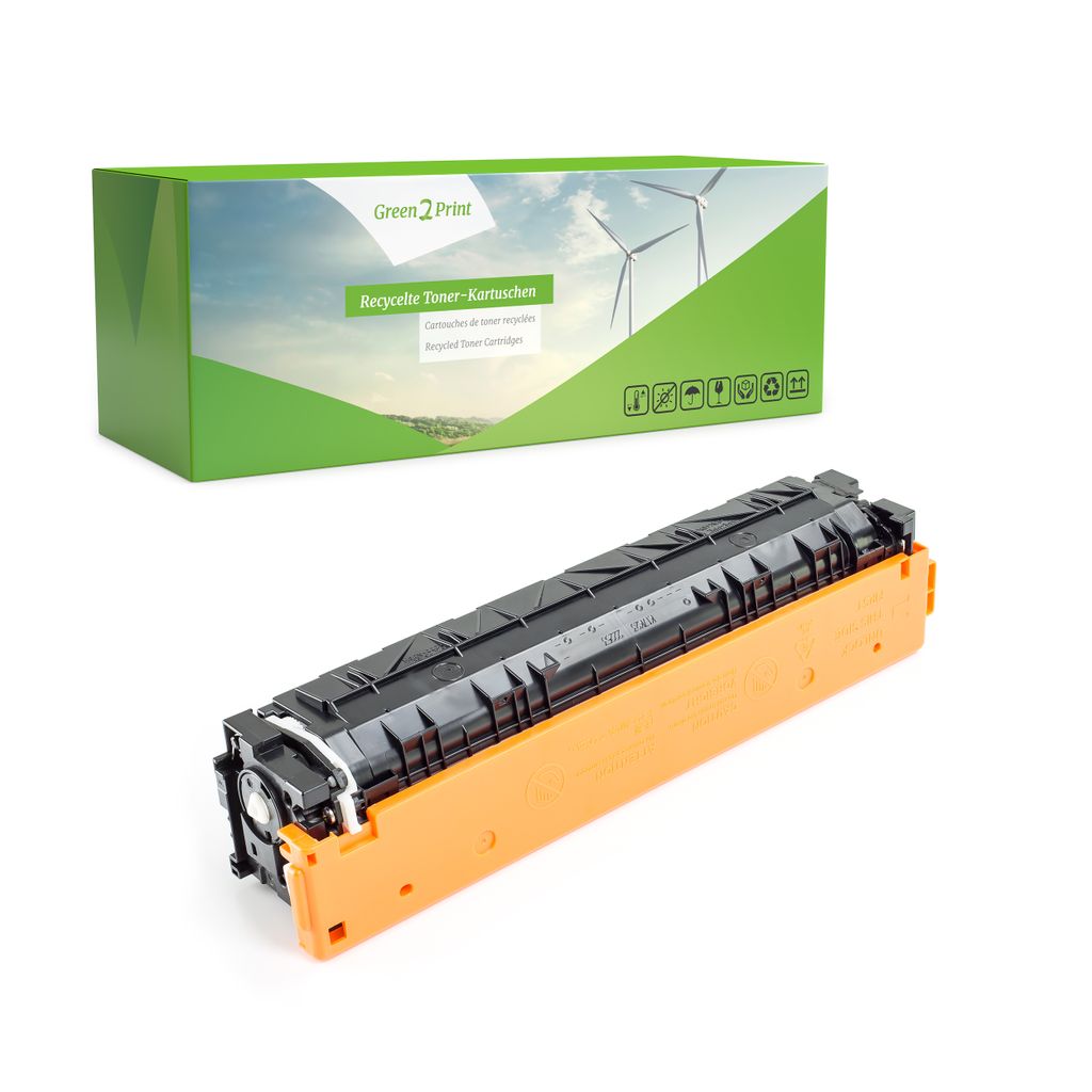 Green2Print Toner schwarz 1100 Seiten ersetzt HP CF530A, 205A passend für HP Color LaserJet Pro MFP M180N, M181FW, Color LaserJet Pro M154
