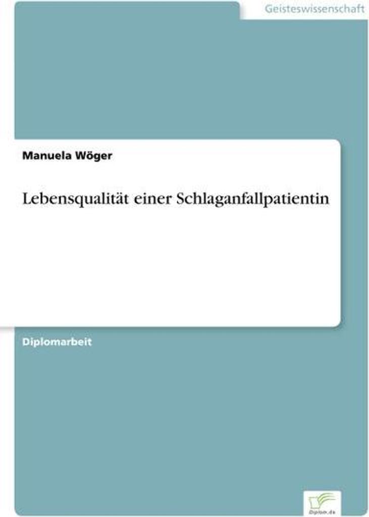 Lebensqualität einer Schlaganfallpatientin