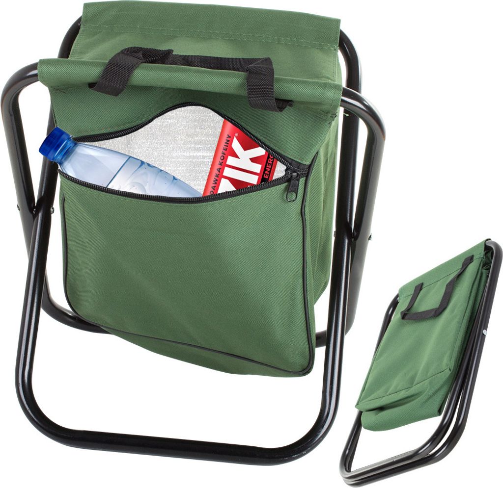 Verk 01668 Camping-Klappstuhl mit Tasche, grün Produktbild 
