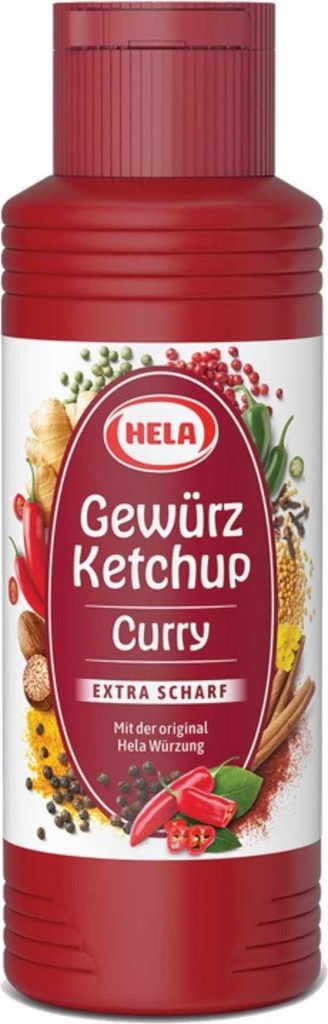 Hela koření kečup kari extra pálivý jemná příchuť láhev 300 Obrázek produktu 