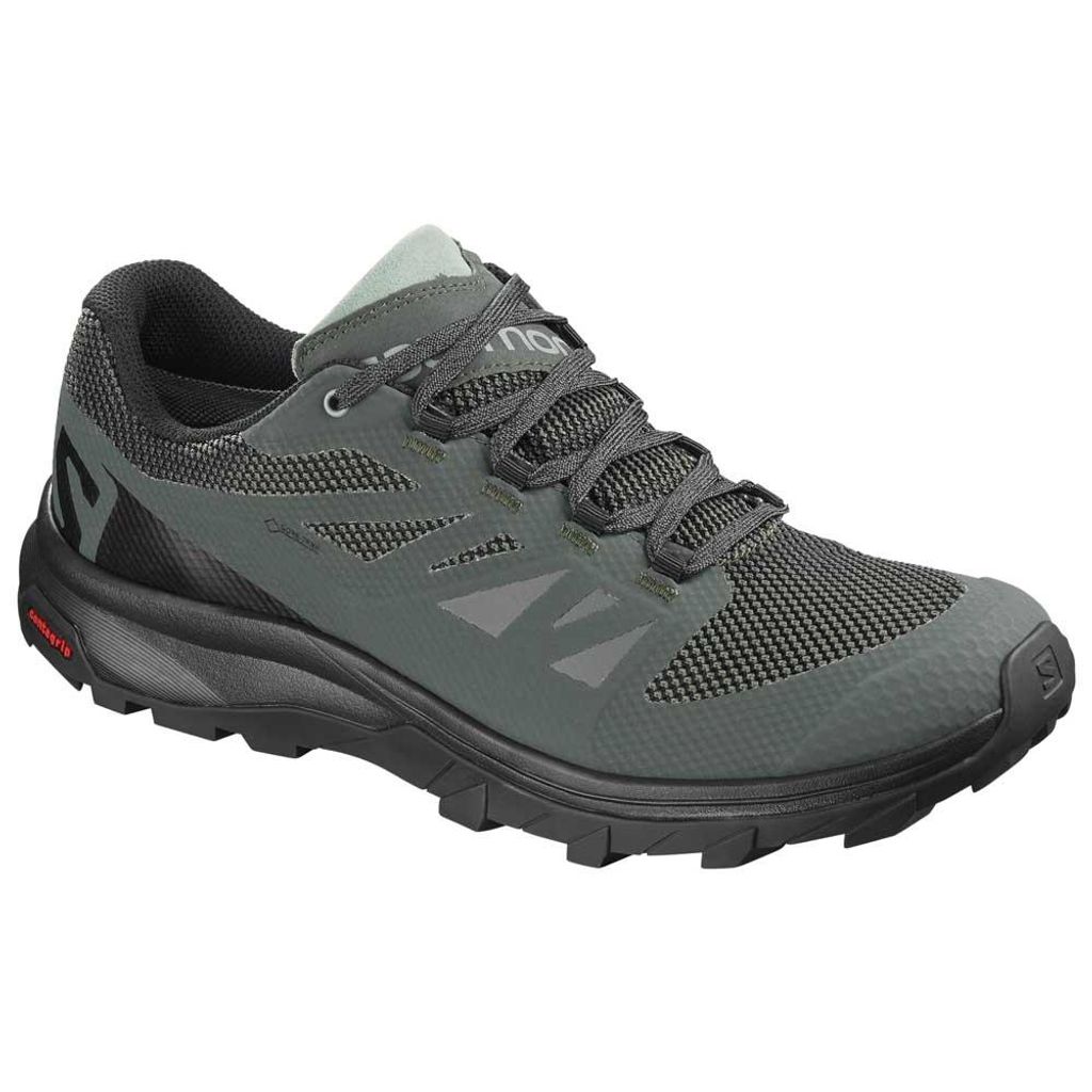 SALOMON Schoenen Outline GTX Urban Chic/Zwart/Groen, model Productafbeelding 