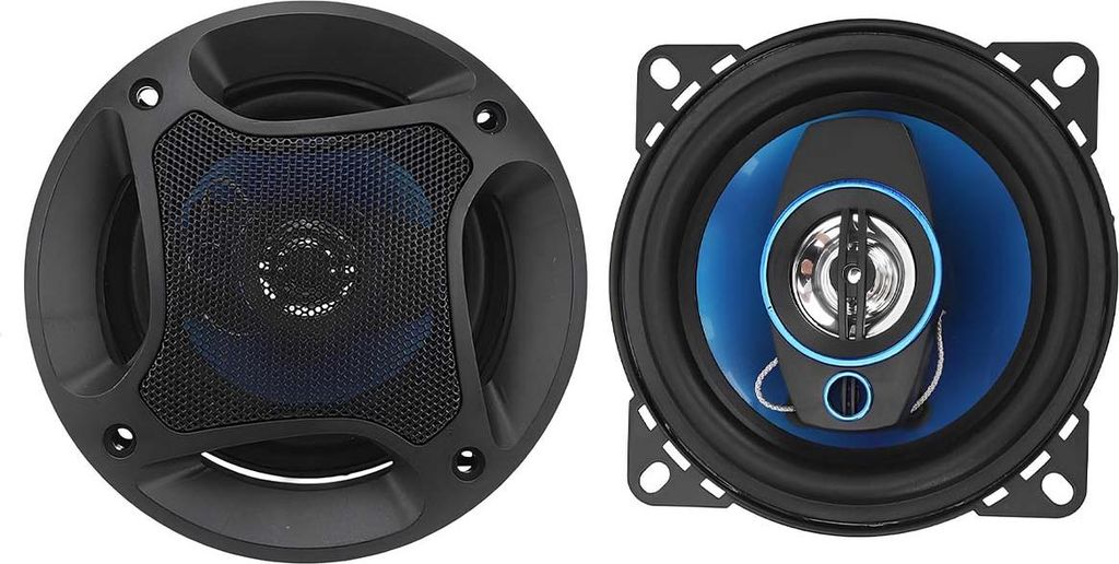 Avizar, Auto-Lautsprecher 5" 400W Ferritmagnet 88 dB 13x13 cm, Schwarz / Blau