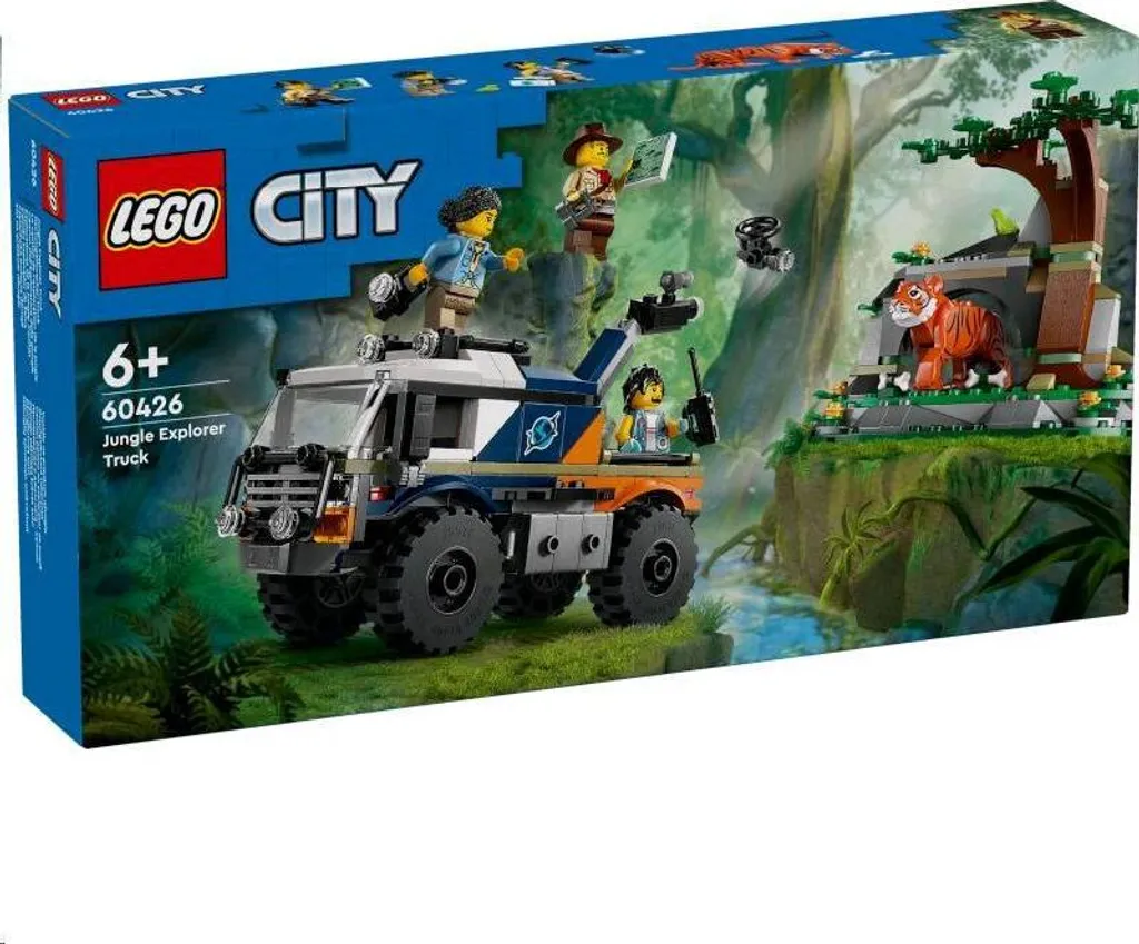 Camion d'exploration LEGO City 60426 pour inventer des histoires de zoo