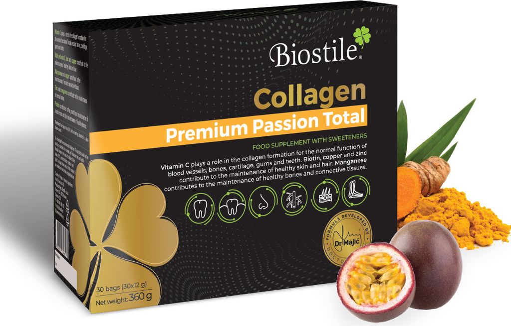 Biostile Collagen Premium Passion Total – 30 Beutel mit Produktbild 