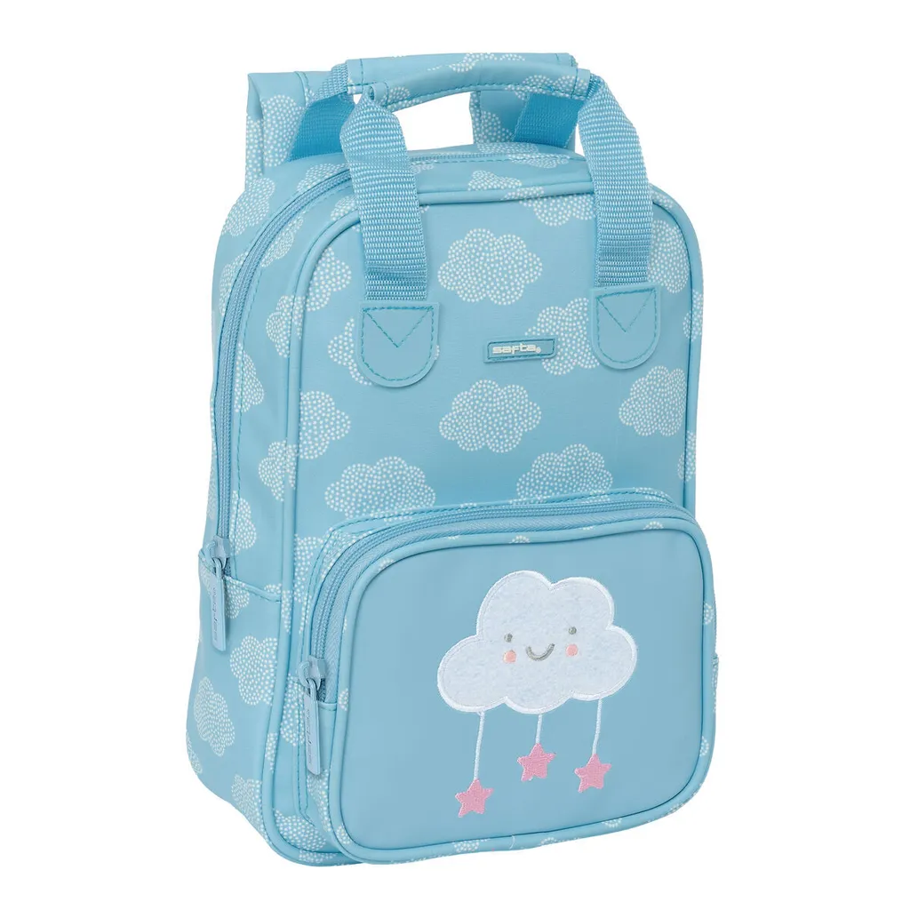 Zaino Safta Clouds Blue 20x28x8 cm: Ergonomia e Stile per Bambini