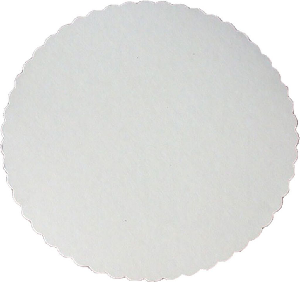 100 Tortenunterlagen rund Triplexkarton Ø 32 cm weiß mit Produktbild 