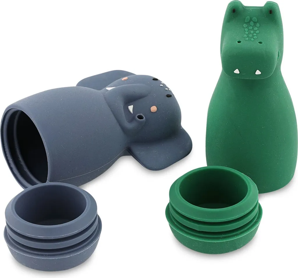 Jeux de Bain Trixie pour Amuser Bébé durant la Toilette Duo Animaux Mer