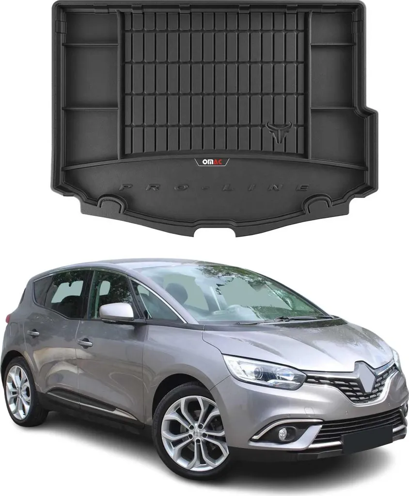 OMAC Vasca Baule Gomma Renault Espace 2002-2014 3a Fila Chiusa