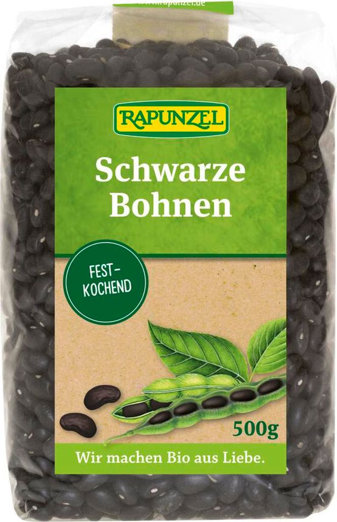 Rapunzel Bio schwarze Bohnen 6x500g Produktbild 