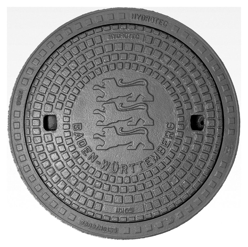 Schachtabdeckung Länderwappen 50kN (Baden-Württemberg)