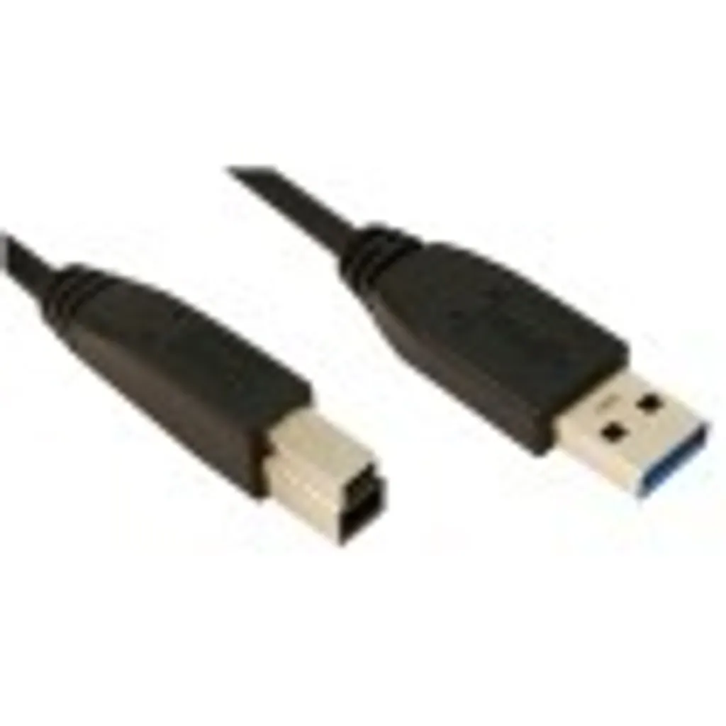 Câble Imprimante USB 3.0 Type A vers B Noir 1m - Cordon USB-B Robuste - 2
