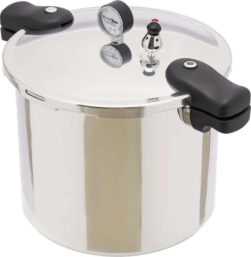 Druckkochtopf aus Aluminiumlegierung, 23 Qt, dickwandige explosionsgeschützte Konstruktion, 90 kPa, für tägliches Kochen und große Familien