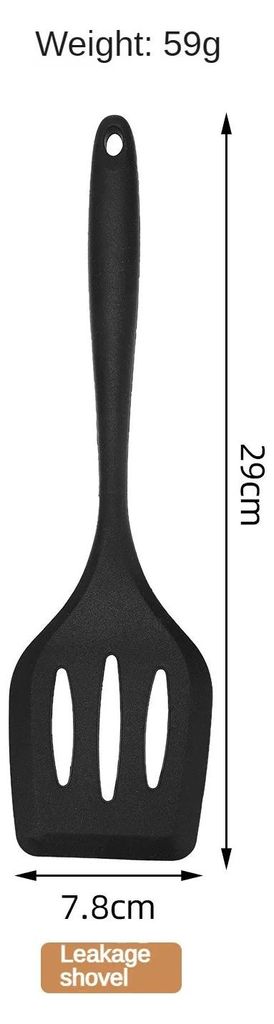 1/10-teiliges Küchenwerkzeug-Set aus lebensmittelechtem Silikon, hitzebeständiger Schlitzlöffel für antihaftbeschichtetes Kochgeschirr und Hot ...
