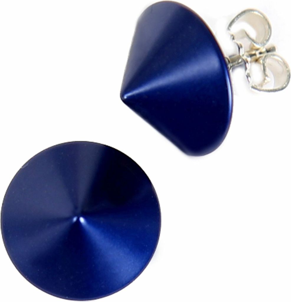 DeMarie Ohrstecker Metall 1,2cm blau ohne 144020052