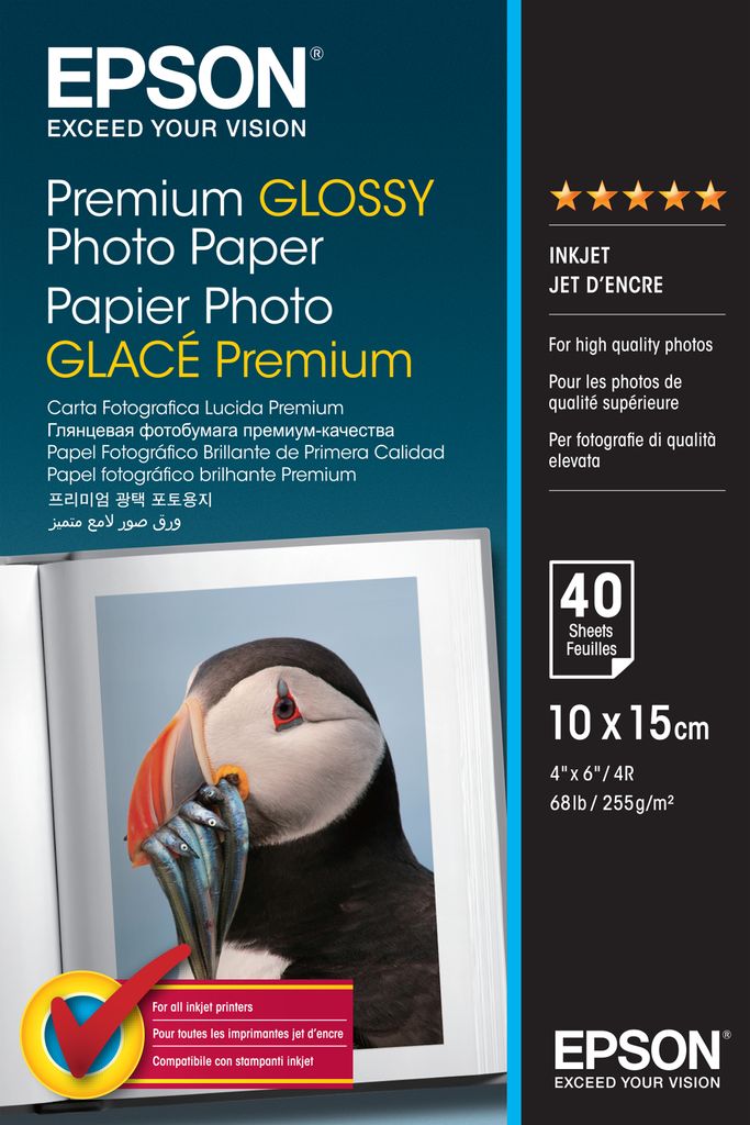 Epson Premium Glossy Fotopapier/10x15cm 40Blatt
