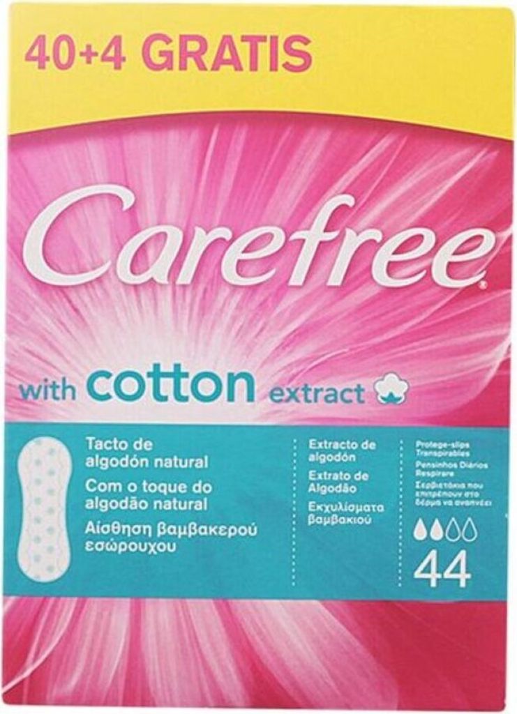 Carefree con salvaslip in estratto di cotone, 44 pezzi Immagine del prodotto 