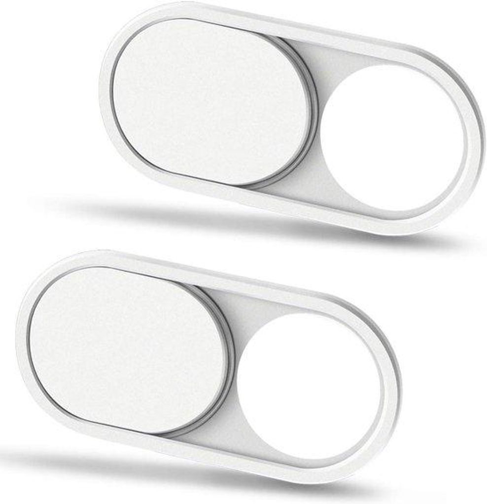 Webcam-Schutzschirm, Weiß, Kunststoff - Für MacBook, Laptop, Desktop, PC, iPad - Privatsphäre, 3er-Pack