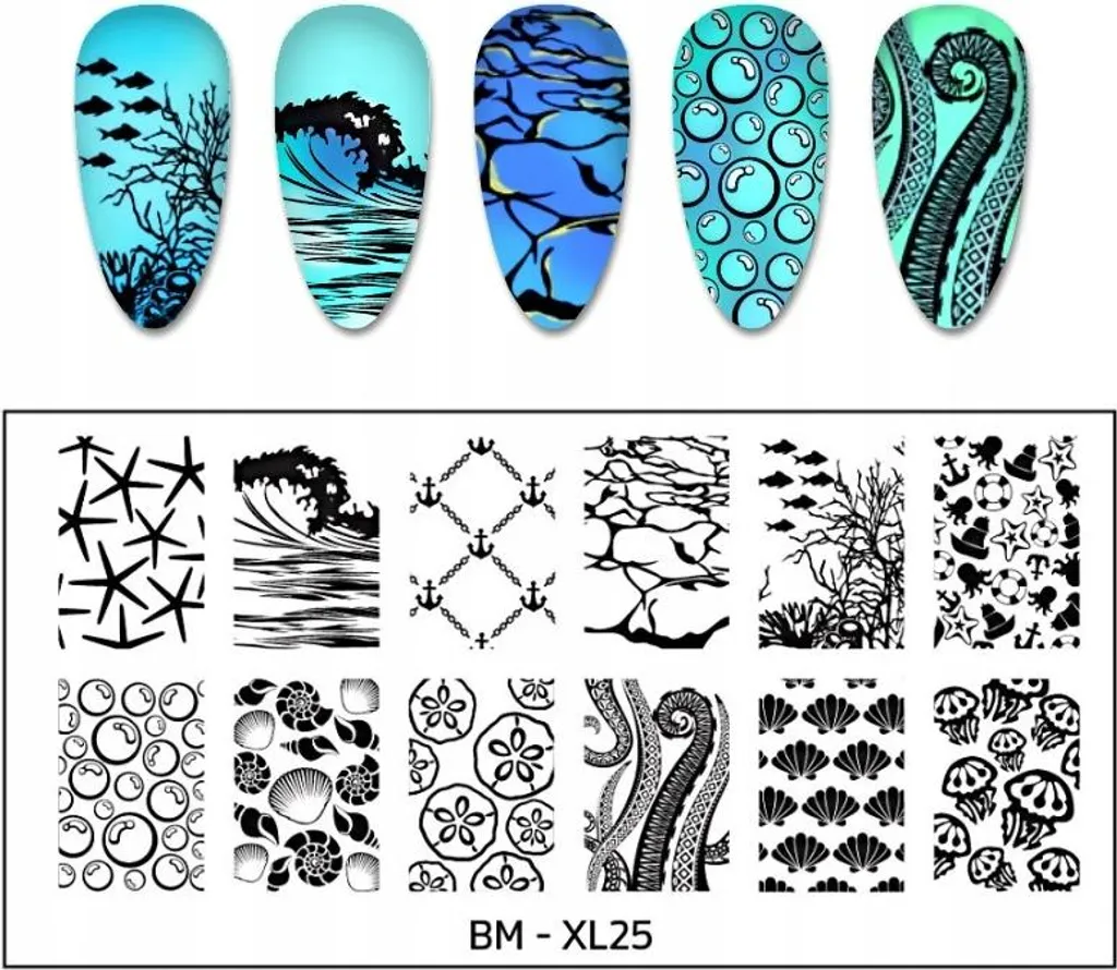 Piastra Stamping BM-XL25: Nail Art Creativa e Design Unici BM-XL25