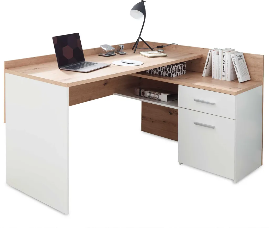 Bureau d'angle de Télétravail Morkov - Gain de Place Chambre et Salon