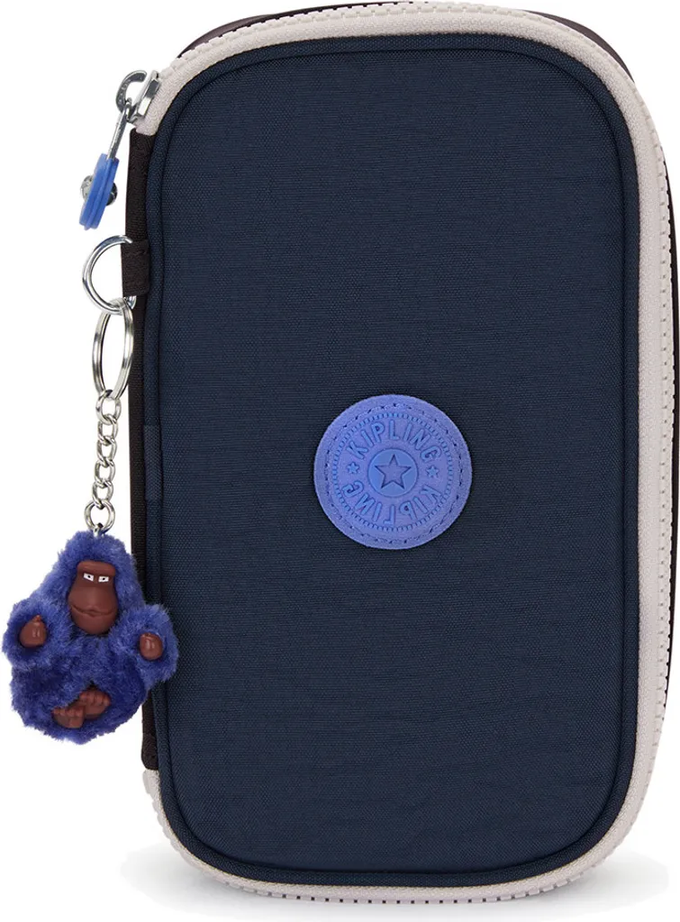 Kipling 50 Penne Astuccio Blu Uomo - Organizzatore Robusto 21cm