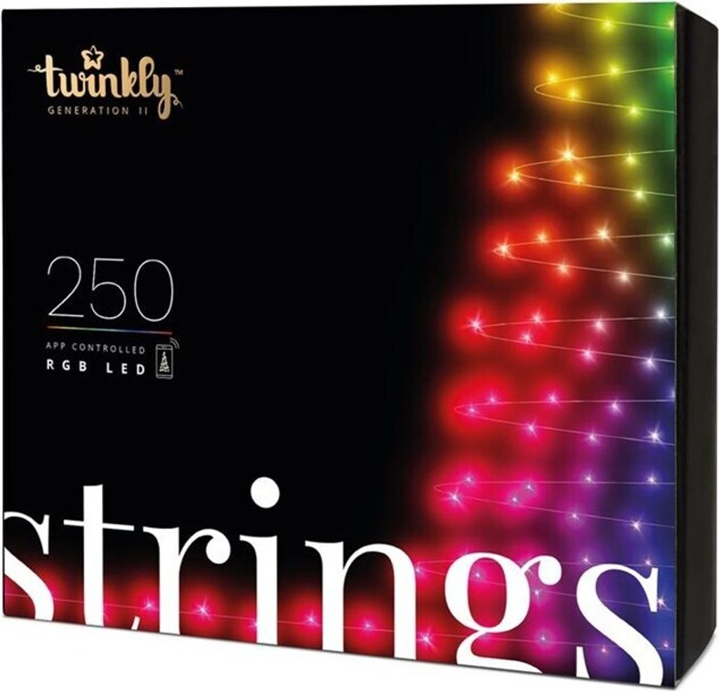 Inteligentne Lampki Choinkowe Twinkly 250 RGB 20m Zdjęcie produktu 