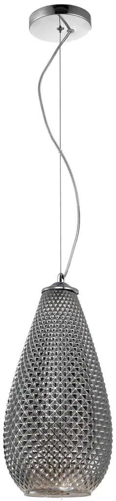Lampada Sospensione Milagro PETRA ML5480 E27 60W - Design Cromato