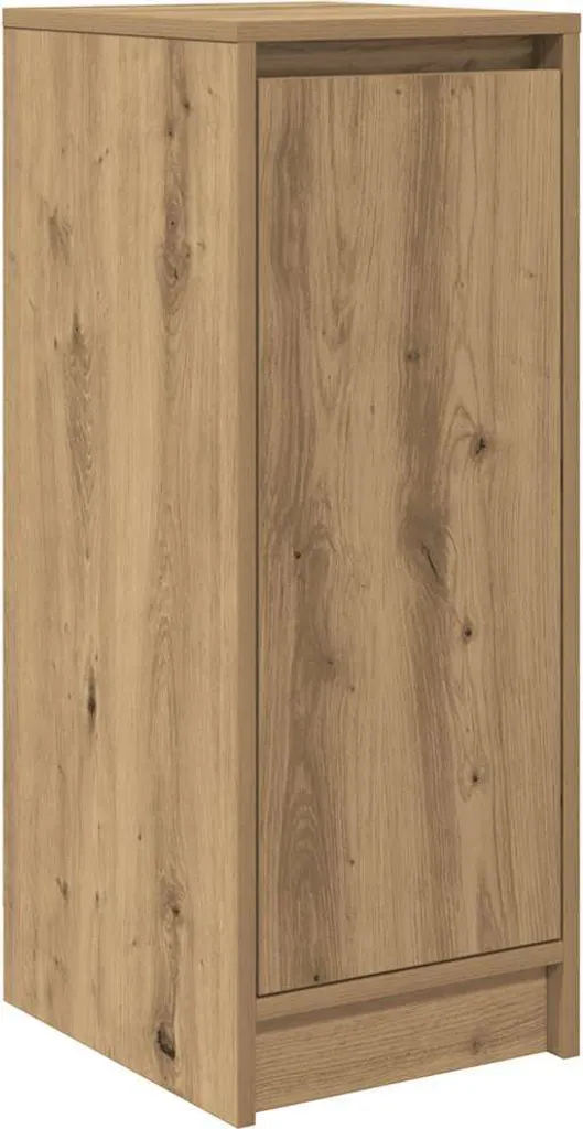 Scarpiera Rovere Artigianale vidaXL 29,5x34x76 cm - Mobiletto Ingresso