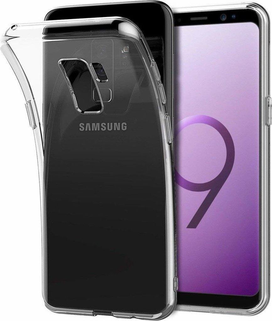 BACK CASE Ultra Slim 0,5mm passend für SAMSUNG Galaxy S9 Transparent