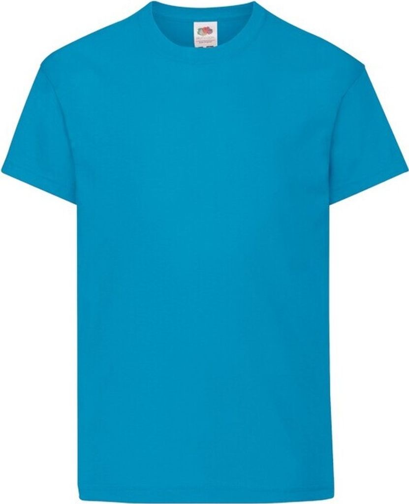 Fruit of the Loom - "Original" T-Shirt für Kinder BC5666 (116) (Azure Blau)