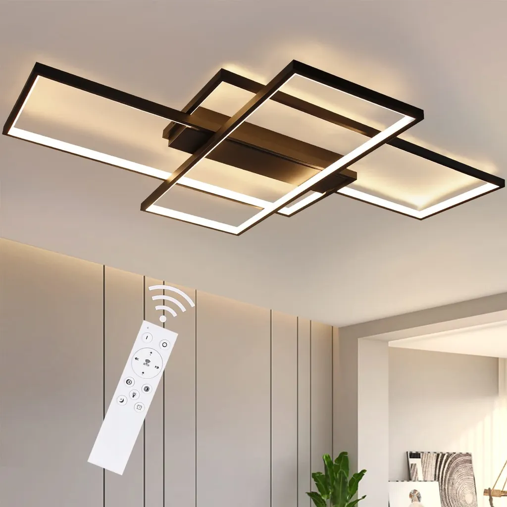 ZMH 88W LED Plafoniera Nera: Installazione Facile e Resa Massima