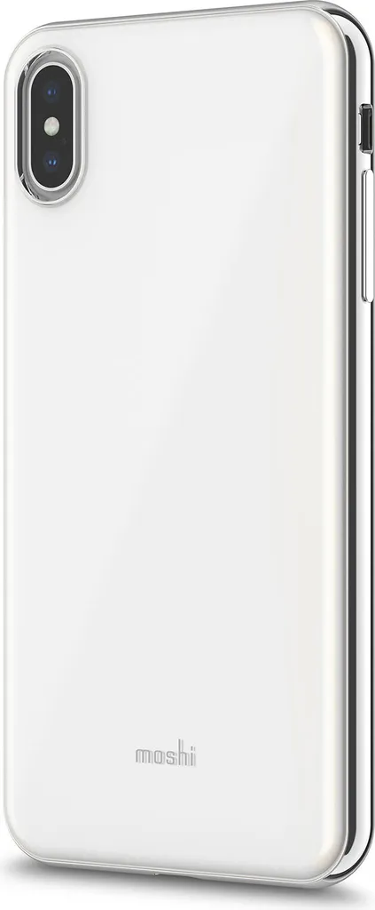Coque de protection iPhone XS Max Moshi iGlaze fine et rigide nacre