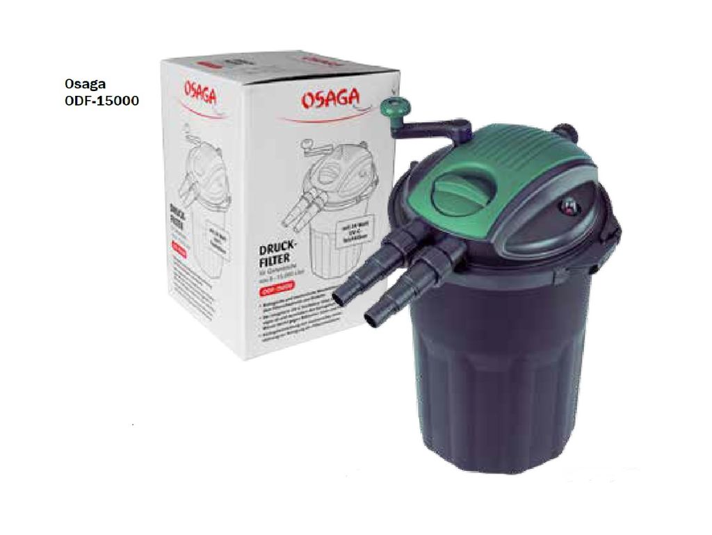 OSAGA Druckfilter ODF 15000 mit integriertem 24 Watt Produktbild 