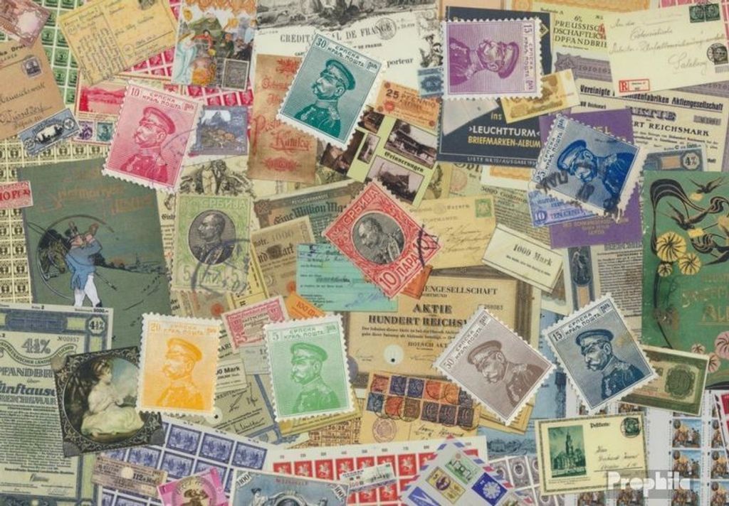 Briefmarken Serbien 10 verschiedene Marken