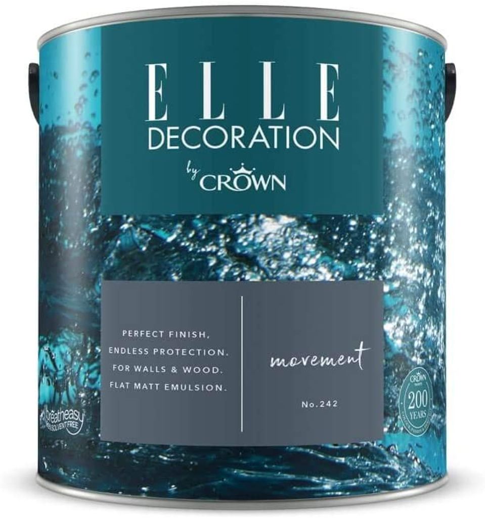 ELLE Decoration by Crown Premium Wandfarbe Matt Movement No.242 2,500L