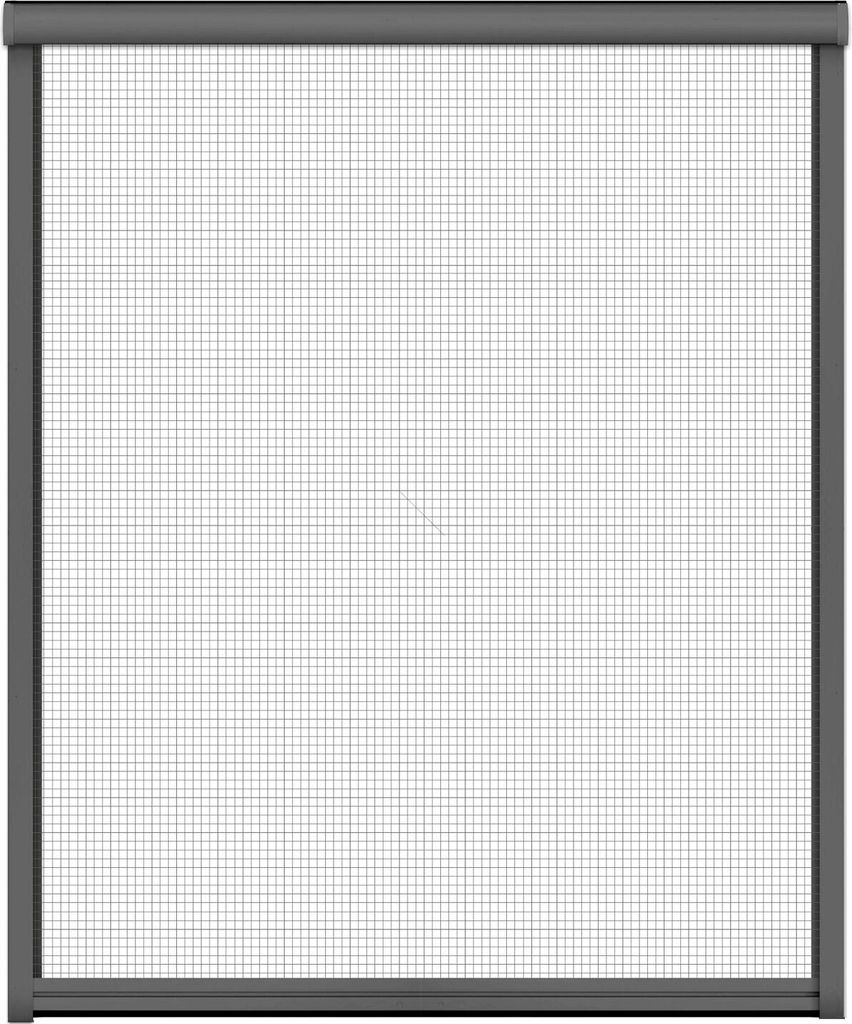 Alu Insektenschutz-Rollo für Fenster Mückenschutz Fliegengitter Rollo