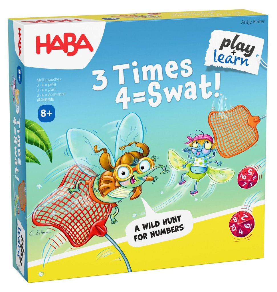 Haba Rechenspiel - Jeu éducatif 3 fois 4 est Swat ! pour Image du produit 