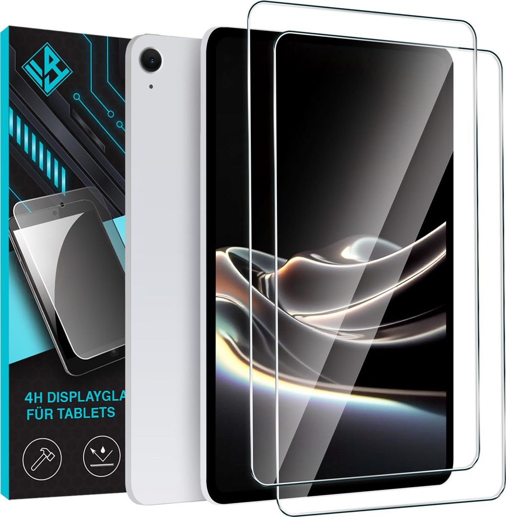 2x 4H Tablet Schutzglas für Apple iPad Air 6. Gen 11.0 Zoll Displayglas Displayschutz