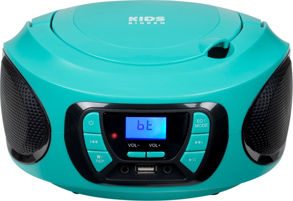 Bigben CD62BLUSBBT Chauffe-musique de bureau bleu Image du produit 