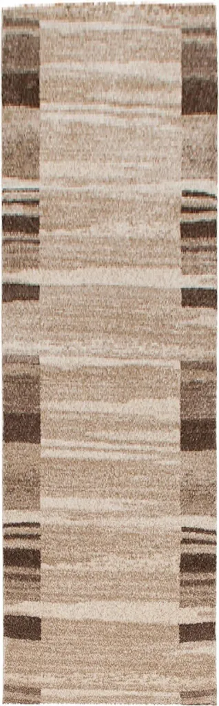 Tapis Salon Beige SARI 80x180 : Anti-Poussière et Certifié ÖKO-TEX