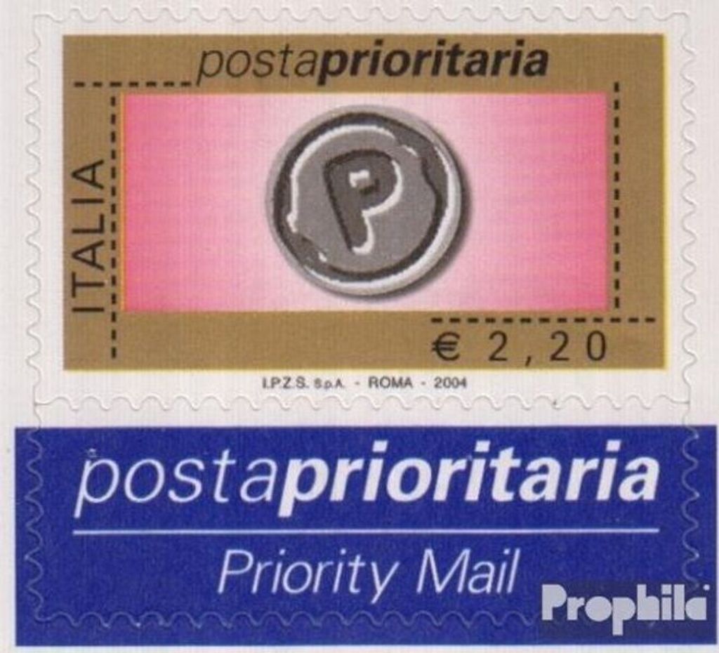 Briefmarken Italien 2004 Mi 2983I (kompl.Ausg.) postfrisch Freimarke - Prioritätspost