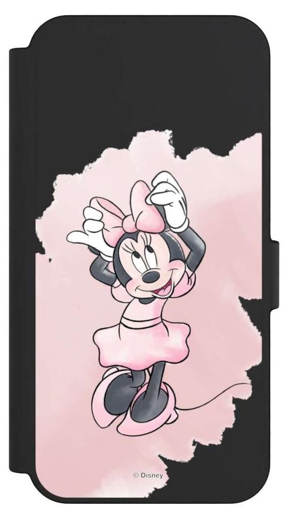 NIVOCASE Klapphülle für Samsung Galaxy S24 FE 5G Handyhülle aus Kunst Leder NIVOflip schwarz Disney Motiv ohne Hintergrund