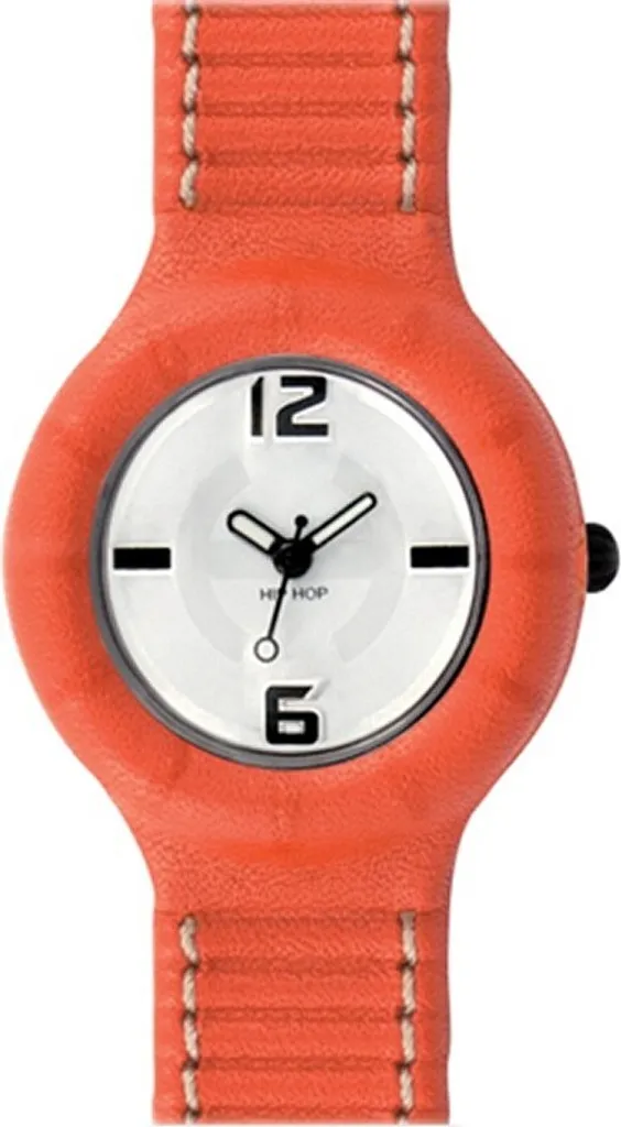 Hip Hop Orologio Silicone Pelle HWU0201 Arancione | Trend Estate
