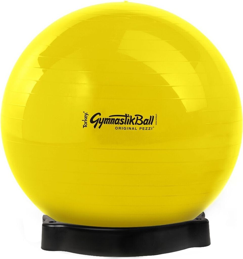 Original Pezzi Gymnastikball STANDARD m. Ballschale - gelb