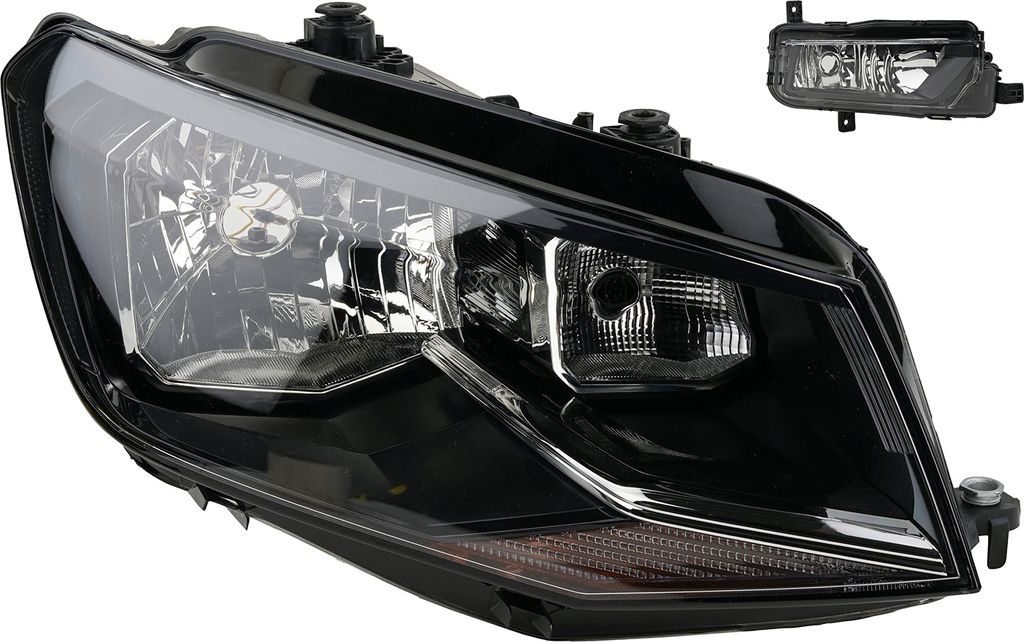 Johns, Scheinwerfer Halogen passend für VW Caddy IV SA 05/15- H4 Re.+ Nebelscheinwerfer 2K1941016 2K5941662 2K5941662A